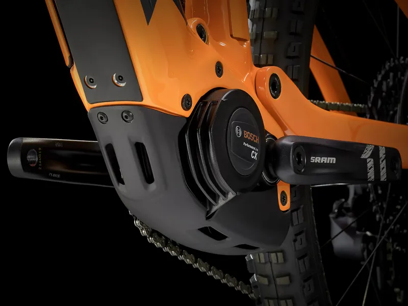 2021 Trek Rail 9.7 NX eMTB in Orange -5